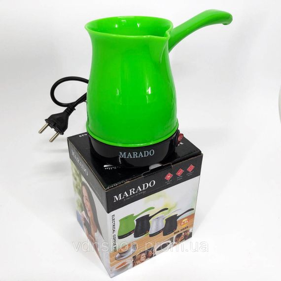 Электрическая турка 0.5 л Marado MA-1625, Турка для заваривания кофе 500 мл QN-45 | Зображення 7