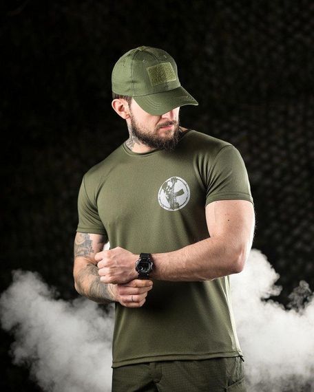 Тактична футболка потовідвідна Odin dzen олива ВТ6662 | Зображення 2