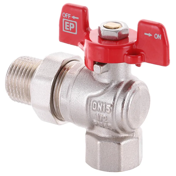 Кран з американкою кутовий 1/2" Europroduct EP.410 (EP2959)