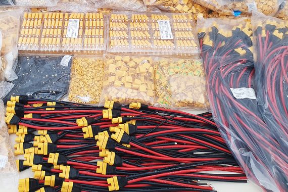 Коннектор силовой AMASS AS150U Female с кабелем 55см | Зображення 1