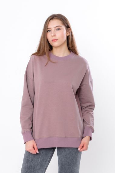 Світшот жіночий (оверсайз) Носи своє L/178 Коричневий (p-13491-150490) | Зображення 1
