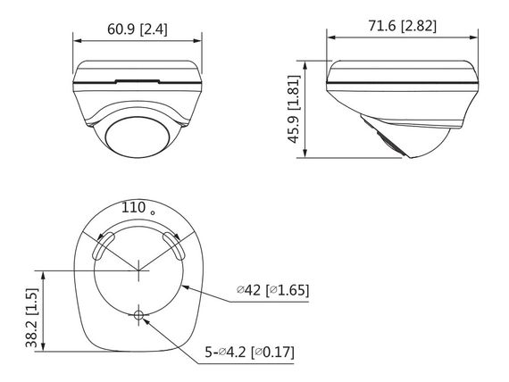 Видеокамера Dahua DH-HAC-HDW3200LP | Зображення 2