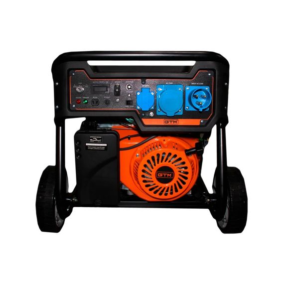 Генератор электроэнергии бензиновый GTM DK7500-L (7.0/7.5 кВт, 220 В, AVR, 3.6 л/час, 97 кг) | Зображення 1
