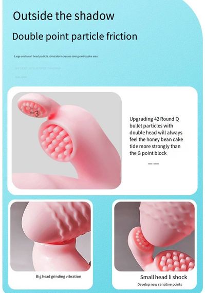 Вагінальний, кліторальний, анальний вібратор "Womans touch", 12 режимів вібрації, колір рожевий Sex Aura | Зображення 5