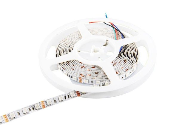 Світлодіодна LED стрічка 12V IP20 5050-60 Series "SG", RGB