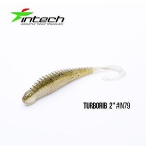 Силиконовая приманка, Съедобный силикон Intech Интеч Turborib 2"12 шт IN79