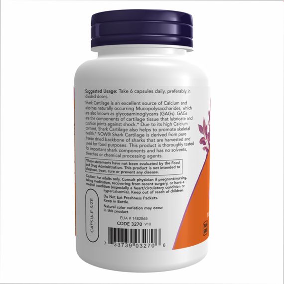 Shark Cartilage 750mg - 100caps | Зображення 2