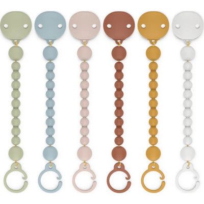 Клипса для пустышек Suavinex силиконовая, "Colour Essence"/коричневая (401519) | Зображення 2