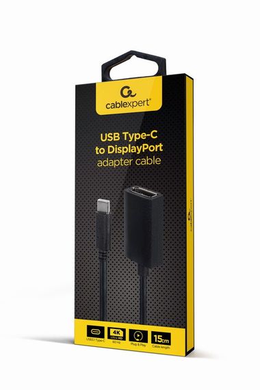 Адаптер-перехідник USB Type-C на DisplayPort Cablexpert A-CM-DPF-02 | Зображення 2