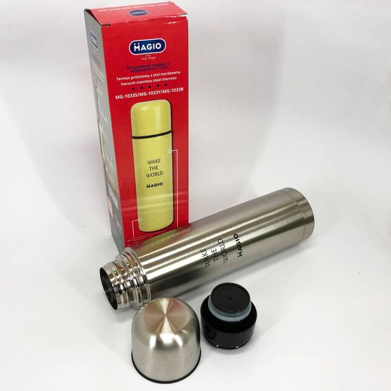 Термос з нержавіючої сталі 1 л MAGIO MG-1033S, Термокухоль для дітей, Термос для питної вод | Зображення 8