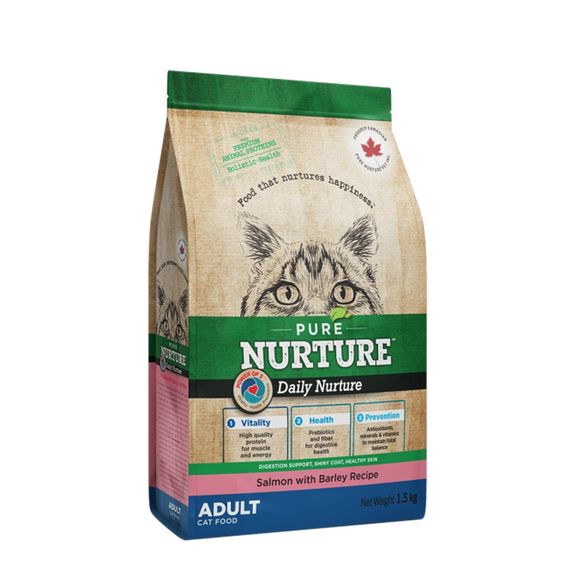 Сухий корм для котів із чутливим травленням Pure Nurture Cat Daily Nurture Sensitive, 1.5 кг