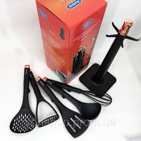 Силіконові приналежності для домашньої кухні, Набір кухарського, Комплект кухонного приладдя для кухні TO-11 | Зображення 3