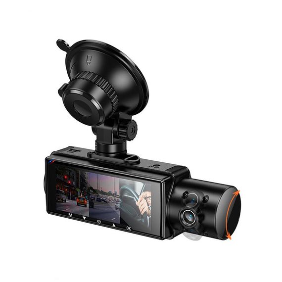 Автомобільний відеореєстратор HOCO DI61, Black, Box | Зображення 2