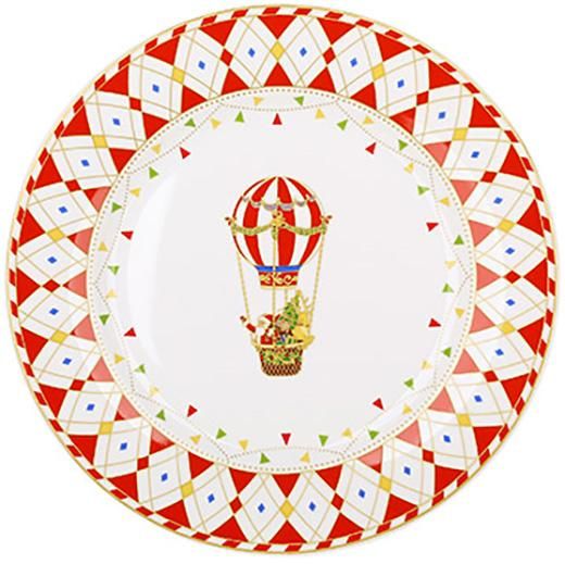 Набір 4 десертні тарілки "Зимова Казка" Ø19см, порцеляна | Зображення 3