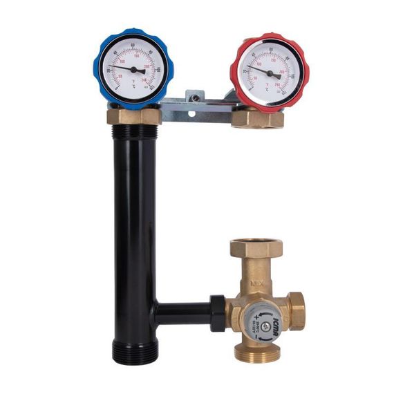 Насосная группа Icma №R004 1 1/2"x1" подключение слева, без насоса 93R004AFS5505SC | Зображення 2