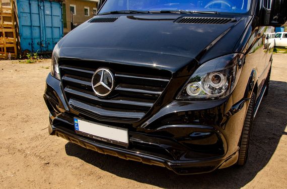 Передний бампер Exclusive Sport (2006-2013) для Mercedes Sprinter W906 | Зображення 5