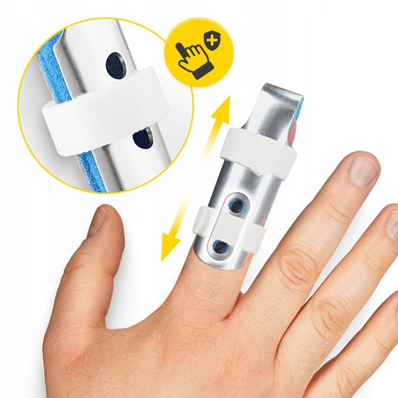 Фіксатор (бандаж) для пальця руки 4FIZJO MED 1 шт Size M (P-5905973407403) | Зображення 7