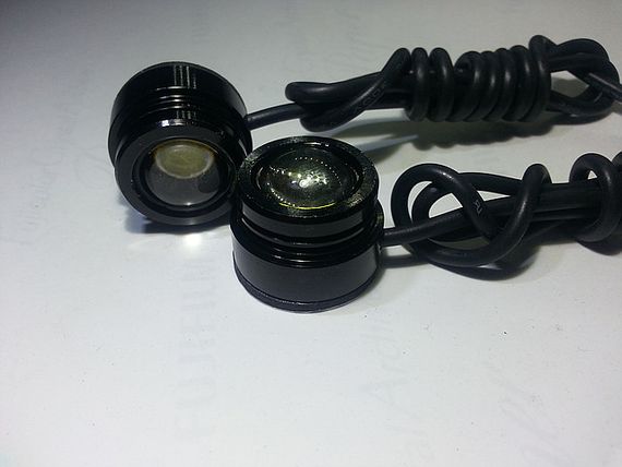 Денні ходові вогні MC-DRL-20 (out diam: 25mm H: 15mm) 2 * 1 pcs high power led 1,0W / LED | Зображення 1