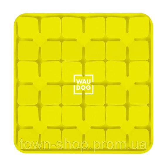 Коврик для поиска корма WAUDOG Silicone, 205х205х17 мм, желтый | Зображення 2