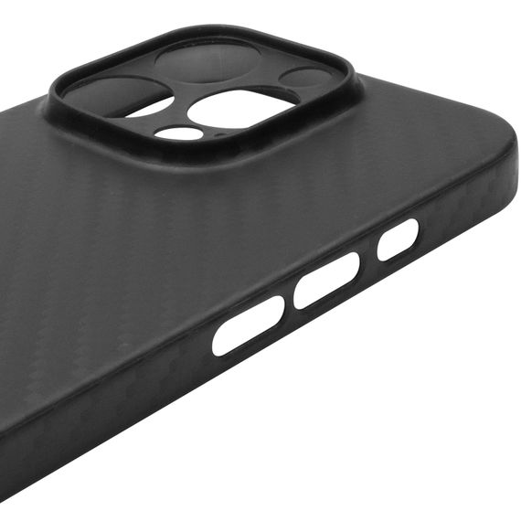 Чохол Getman Carbon Ultra Slim для Apple iPhone 15 Pro Max (6.7") Black | Зображення 4