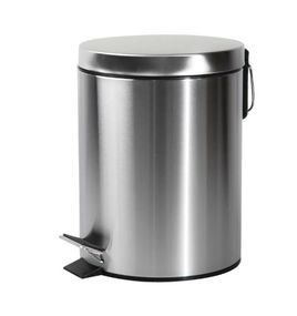 Відро для сміття кругле Zerix Solo-TC0103 SS Color 3 л нержавійка (ZX5895)