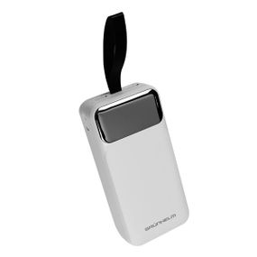 Power Bank - Портативна батарея 30.000 mAh. білий - GP-30WQC. швидка зарядка 22.5W GRUNHELM