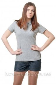 Футболка ПОЛО женская (лакоста ) с воротником XS