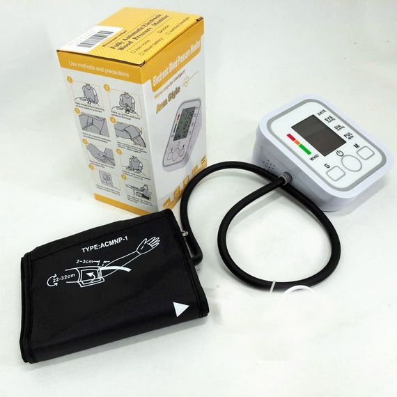 Тонометр на плече та зап'ястя ARM Style B02R, Вимірювач пульсу та тиску на руку, Тонометри DN-880 для дому | Зображення 4