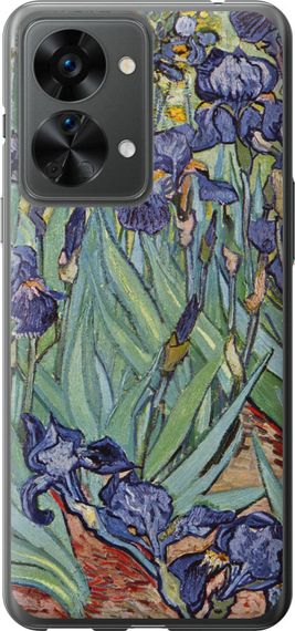 Чехол на OnePlus Nord 2T Винсент Ван Гог. Ирисы "161u-2640-17620"