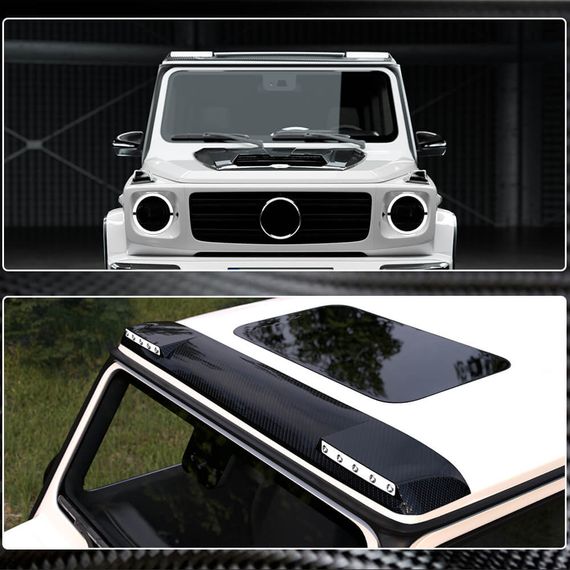 Козирок AMG-Design (Карбон) для Mercedes G сlass W463 2018-2024 рр | Зображення 6