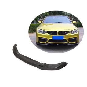 Накладка на передній бампер Lip V5 (для F82/F83, Карбон) для BMW 4 серія F-32 2012-2020 рр