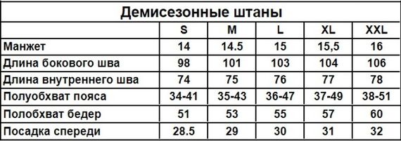 Демісезонні штани чорні Герб білий лого (двонитка) RD070 | Зображення 3