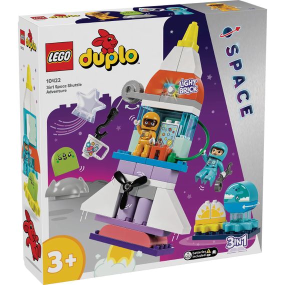 Конструктор LEGO DUPLO Town Пригоди на космічному шатлі 3в1 (10422)