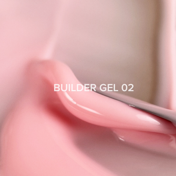 Гель для нарощування нігтів Valeri Builder Gel №02 (пудрово-рожевий) 30мл