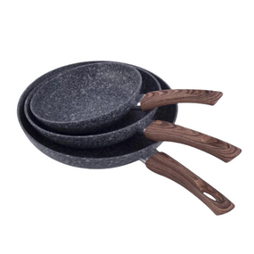 Набір сковорід 20см/24см/28см 3 предмети алюміній а/п Grey marble 4169 KAMILLE