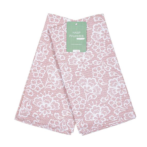 Набір рушників Home Line 65250 Україна 45x60  Бавовна Рожевий