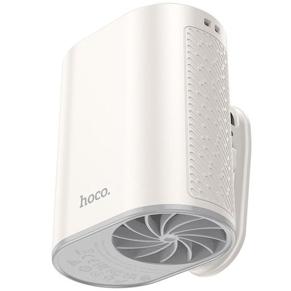 Портативний вентилятор Hoco HX609 handheld folding fan 3600 mAh White | Зображення 5