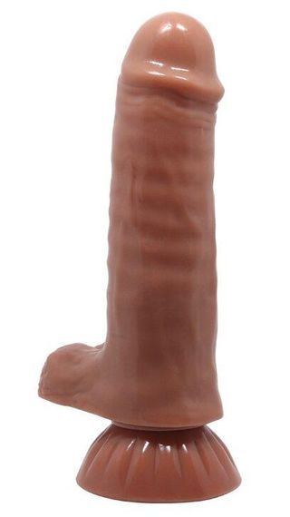 Фалоімітатор з мошонкою, на присосці з реалістичною рухомою текстурою Beautiful Baron, BW - 008101N sexstyle | Зображення 3