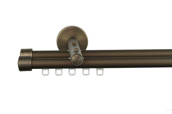 Подвійний стіновий імпресійний карниз Аресто Антіко комплект Заглушка | Зображення 1