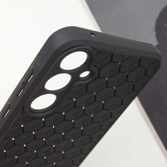 Чохол TPU Honeycomb для Samsung Galaxy A55 Чорний / Black | Зображення 4