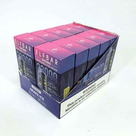 ELF BAR GH 23000 5%. Виноград (Grape Ice) | Зображення 7