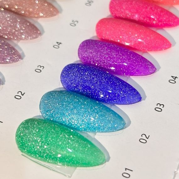 Светоотражающий гель-лак Bee Nails Neon Disco №03 8мл | Зображення 1