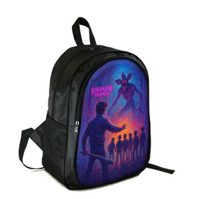 Рюкзак підлітковий/шкільний 38×28 см з принтом Дуже дивні справи / Stranger Things на два відділення для хлопчика, дівчин (4415)
