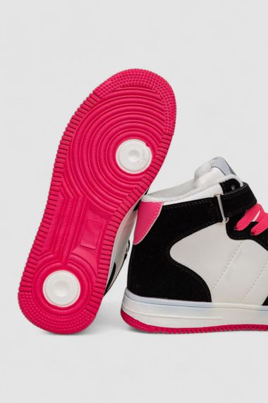 Кросівки жіночі зимові на хутрі, колір біло-рожевий, 248RHB440 | Зображення 6