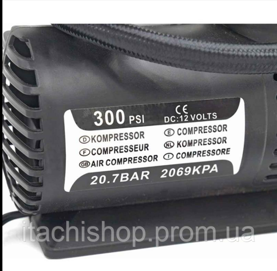 Автомобильный компрессор Air Compressor DC-12V BR000128 | Зображення 6