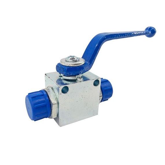 Кран кульовий MWP 500 DN10 гідравлічний 2-ходовий S24хS24 (М20х1,5-М20х1,5) AI | Зображення 3