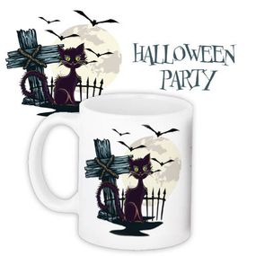 Чашка з принтом Halloween party 330 мл (KR_HAL019)