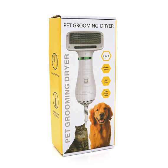 Фен-гребінець для вовни Pet Grooming Dryer, живлення 220В, Box | Зображення 1