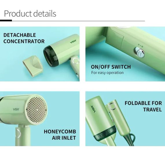 Фен для волос VGR 421, складной | Зображення 6