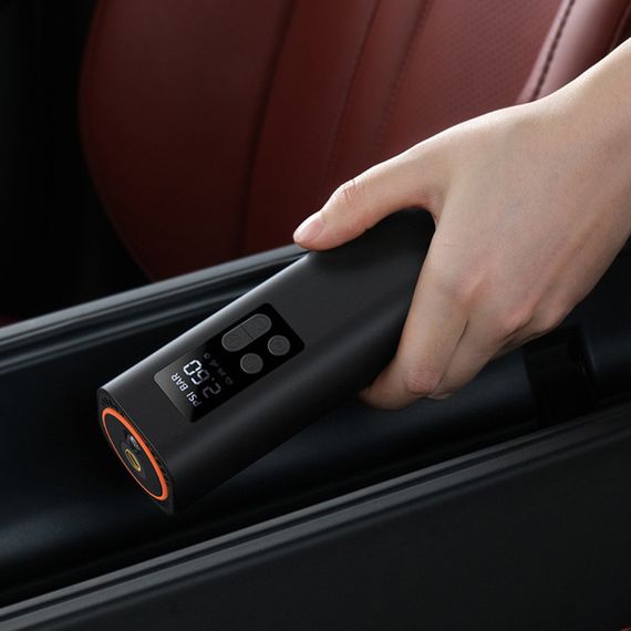 Автомобильный насос Baseus Super Mini Inflator Pump (CRCQ000001) Black | Зображення 7